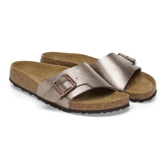 Birkenstock Catalina Birko-Flor - Graceful Taupe 5 - Picture 1 of 7